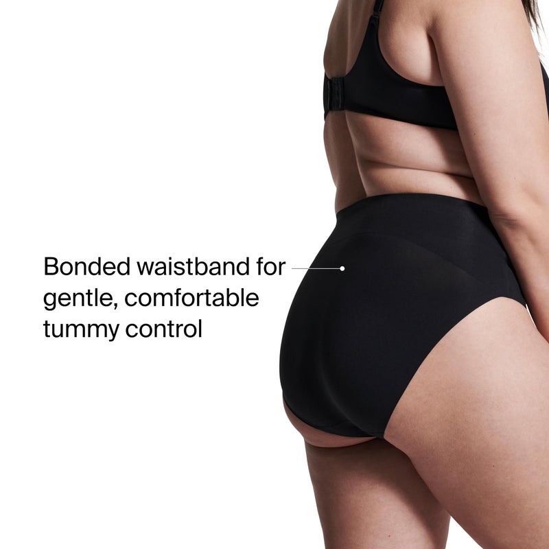 SPANX SPANXsmooth Undie-tectable Brief - Comfortable Core Control - Invisible Shapewear Underwear - No Visible Panty Lines - Very Black - Large - Image 4